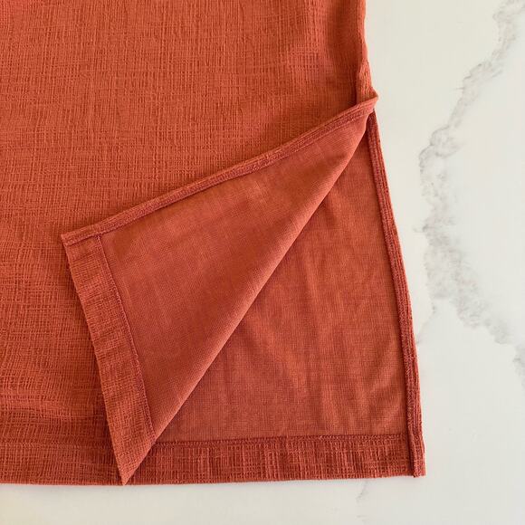 Madewell Burnt Orange Cotton Dress Jumper Size Large - Picture 10 of 15